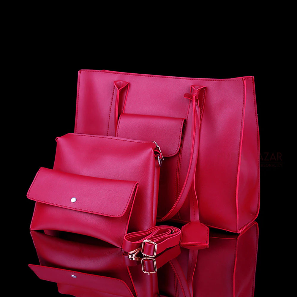 3pc pink Gen Z aura bag