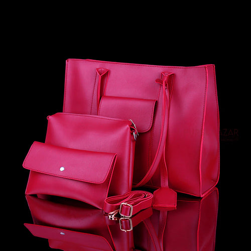 3pc pink Gen Z aura bag
