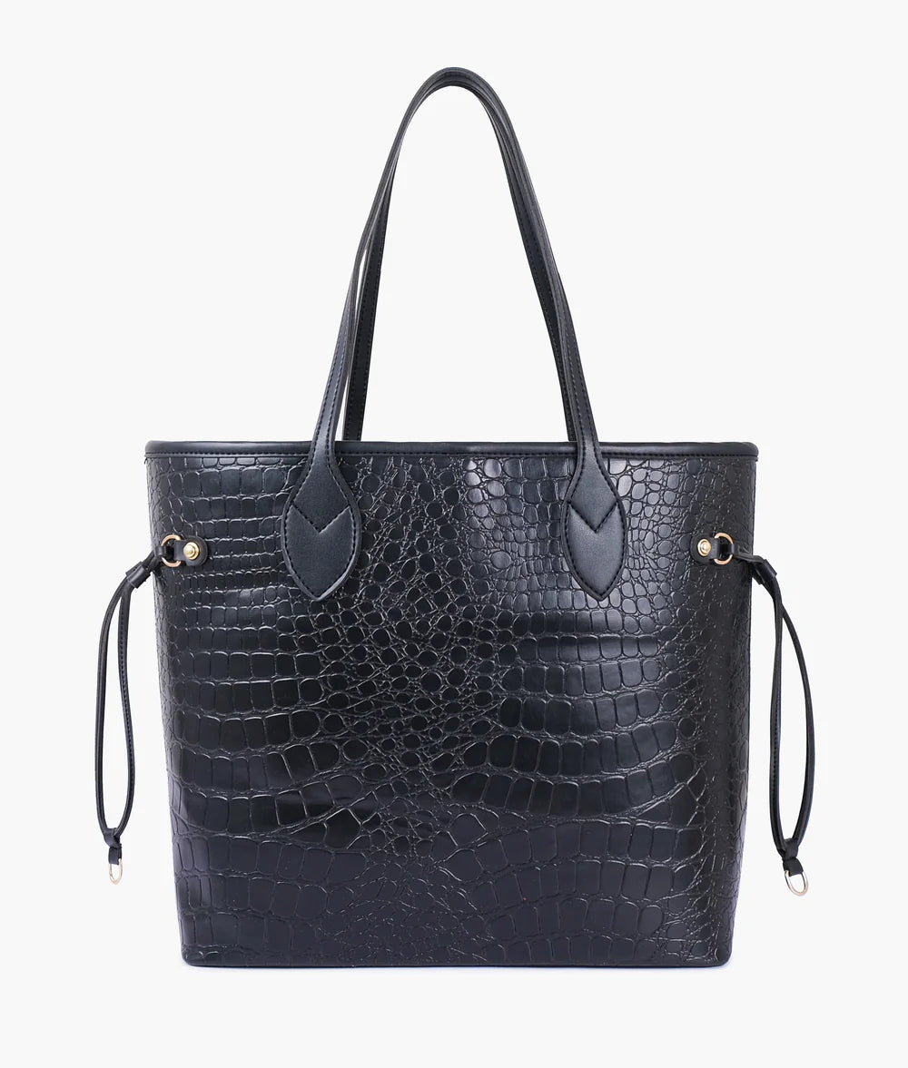 Black Gen Z crockodile bag