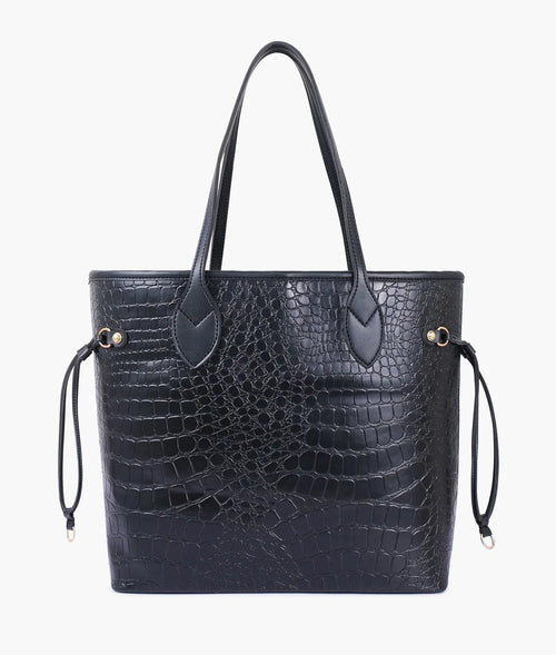 Black Gen Z crockodile bag