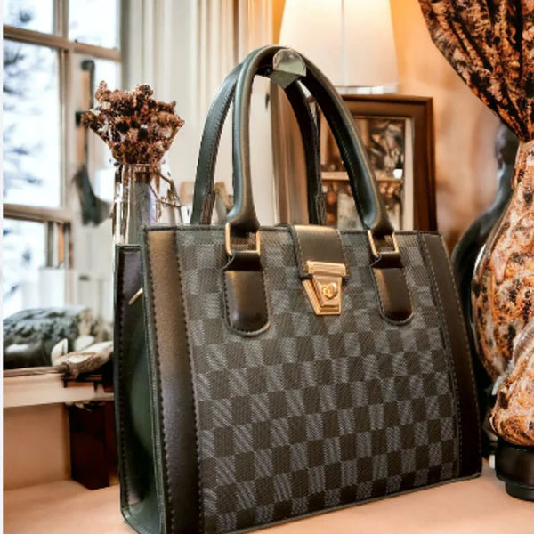 Elite Jet black Handbag