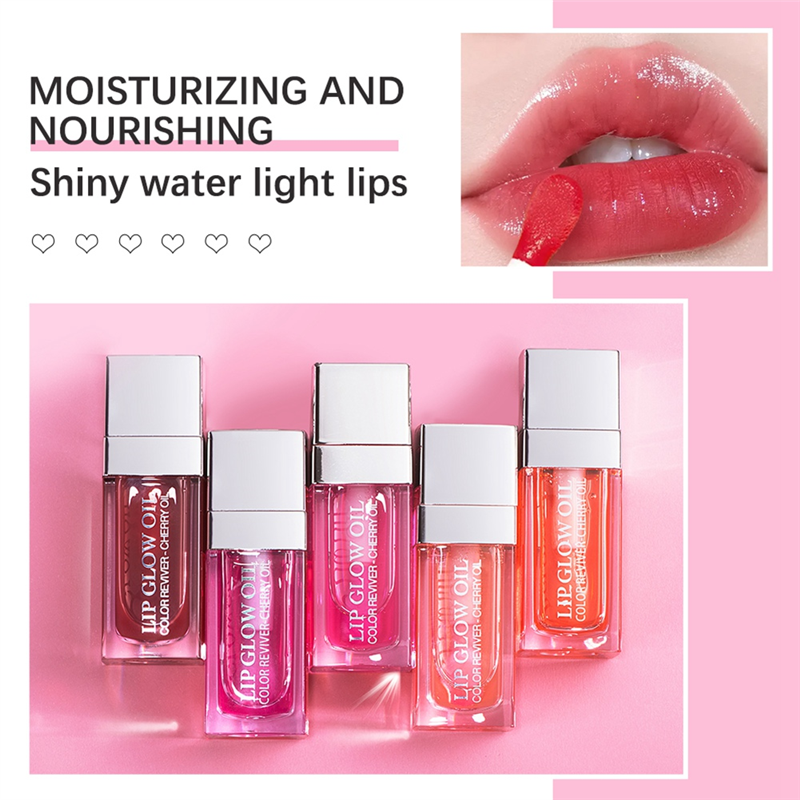 Gen Z Fashion 6 ML Gloss Lips  Glow Oil Coloured Lip